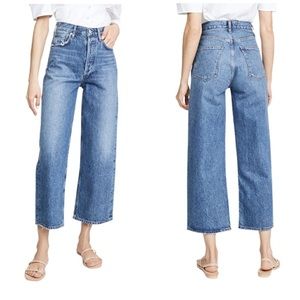 AGOLDE Wide Leg Ren Crop Censor Wash